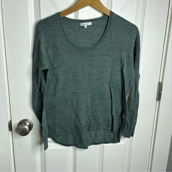 Madewell Southstar Scoop Neck Lightweight Wool Sweater Size XS - Picture 2 of 8
